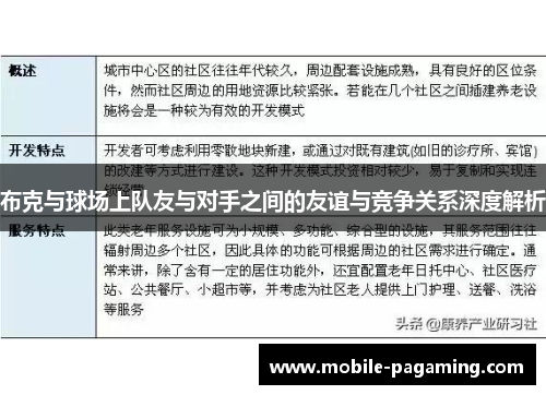 布克与球场上队友与对手之间的友谊与竞争关系深度解析 布克与球场上队友与对手之间的友谊与竞争关系深度解析